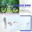 Phụ kiện cánh tay mô-men xoắn xe đạp điện M16 cho xe đạp điện phía trước phía sau 3000W 5000W 8000W Máy rửa mô-men xoắn Ebike