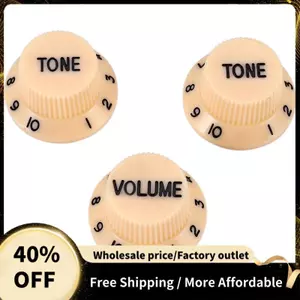 Kem Mới Màu Xanh Đậm Phông Chữ 1 Tập & 2 Âm Guitar Núm Điều Khiển Cho