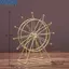 <cosyh>Stylish Gold Wheel Decor Contemporary Accent for Home and Office Decor