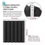 Tấm xốp âm thanh Wedge 2 X 12 X 12 Inch, Bọt cách âm khử tiếng ồn để mã hóa gia đình
