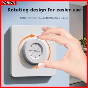 Vỏ ổ cắm trống YRBWD, có lỗ cắm xoay mở cáp Ổ cắm bảng điều khiển, Loại 86 trang trí Vỏ trang trí Trang trí Trang chủ