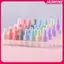 JASMINE 7 Chiếc Bộ Chai Nhỏ Giọt Mini Di Động Có Thể Đổ Lại 1 / 2 / 3 / 5ml Lọ Thủy Tinh Màu Macaron Trống Có Thể Tái Sử Dụng Hộp Đựng DIY JASMINE