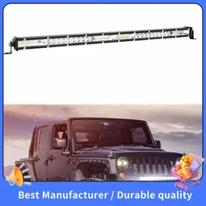 Đèn LED Thanh Spot Flood Combo Chùm Đèn LED Lái Xe Một Hàng Mỏng Đèn Đường Đèn LED Làm Việc - 20 Inch