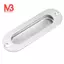1 Cái Hình Chữ Nhật Sửa Chữa Mặt Xả lõm Cửa Trượt Tay Cầm Kéo Thép Không Gỉ
