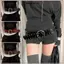 Thắt lưng rộng đinh tán phong cách punk ORDOBOX - Bền đẹp, phù hợp với váy và blazer nữ