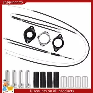 Bộ cáp phanh con quay hồi chuyển hoàn chỉnh Bộ trước + sau với cánh quạt quay – Dây phanh xe đạp BMX cho hầu hết các xe đạp con quay hồi chuyển