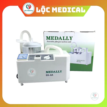 Máy hút dịch mũi, hút đờm 1 bình Medally SS-6A (tặng kèm 1 đầu hút mũi )