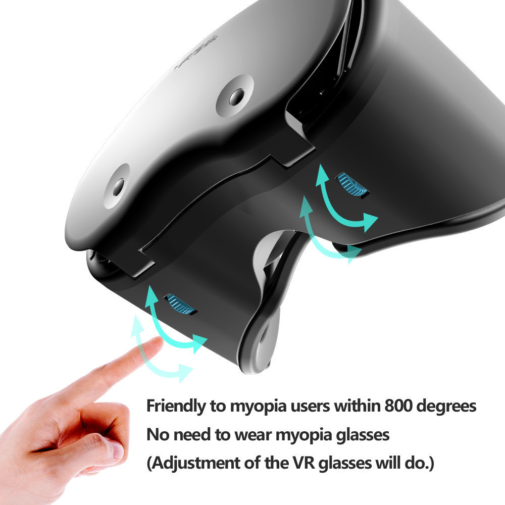 Kính VRG PRO VR Kính thực tế ảo Mũ bảo hiểm 3D Thiết bị tai nghe Ống kính thông minh cho điện thoại thông minh Điện thoại di động Viar Realidade Bộ điều khiển Người xem Phim tăng cường video trò chơi | BigBuy360 - bigbuy360.vn