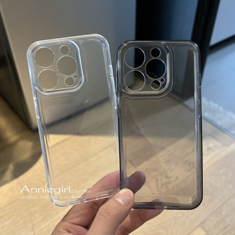 Ốp Điện Thoại Trong Suốt Chống Sốc Trong Suốt Cho IPhone 17 PRO MAX 16 15 14 13 12 Pro Max 13 12 Mini X XR X XS Max 7 8 14 15 16 Plus Vỏ Đen