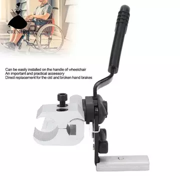 Crlnhc Điện Cơ Xe Lăn Phanh Tay 1 Cái Chống Trơn Trượt Đa Năng Phụ Kiện Chăm Sóc Người Cao Tuổi Nhà Xe Lăn Thay Thế Vn