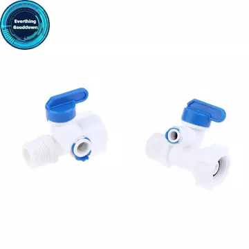 EVERTHING 1 2 đến 1 4 3 8 Máy Lọc Nước Chuyển Đổi Van Cho Bộ Lọc Nước RO Giải Pháp Chống Rò Rỉ Cho Bồn Rửa Nhà Bếp Hệ Thống Lọc Nước ph