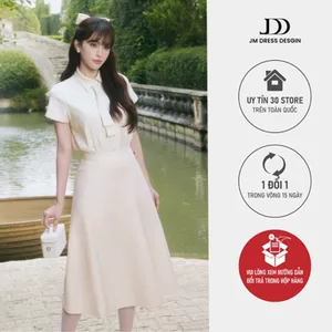 Chân Váy Xuân Hè Dáng Dài 4L03.2601. Chân Váy Dài Thanh Lịch, Dễ Phối, Đi Làm & Dạo Phố. Chân Váy Công Sở Thanh Lịch JM