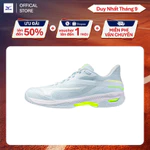 Giày Tennis NỮ WAVE EXCEED COURT AC - Xanh Trắng - 61GA251920 — ảnh 1
