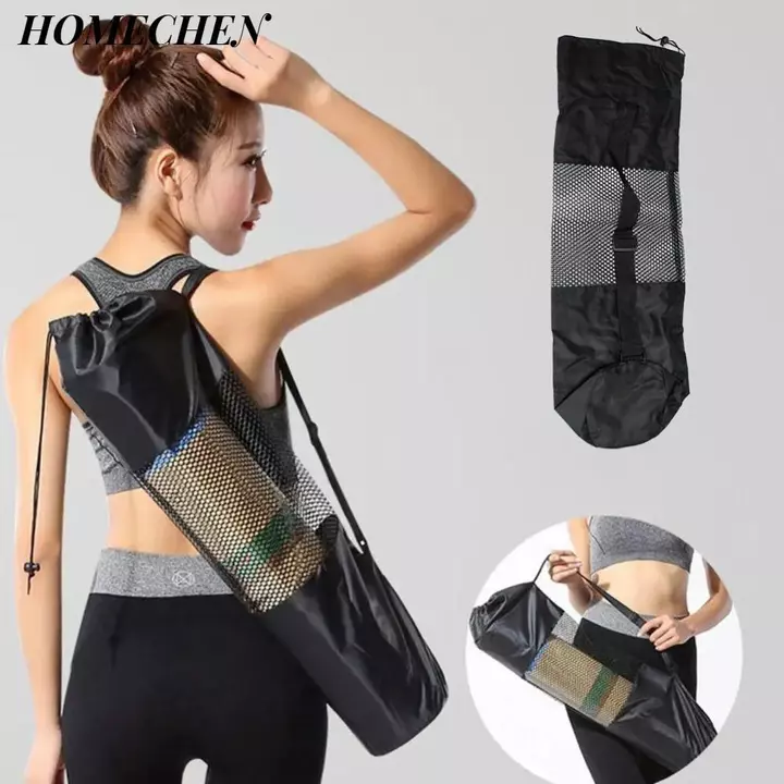 Túi Thảm Tập Yoga HOMECHEN, Gói Thảm Tập Yoga Lưới Co Giãn Cơ Bụng, Dây Đeo Có Thể Điều Chỉnh Thoáng Khí Sắp Xếp Túi Thể Thao Yoga Cho Pilates Tập Thể Dục Thảm Tập Yoga