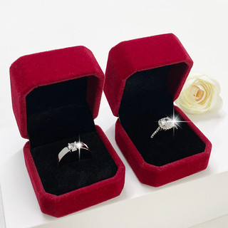 Moissanite Wedding Ring by aoliangdanganqijiandian303