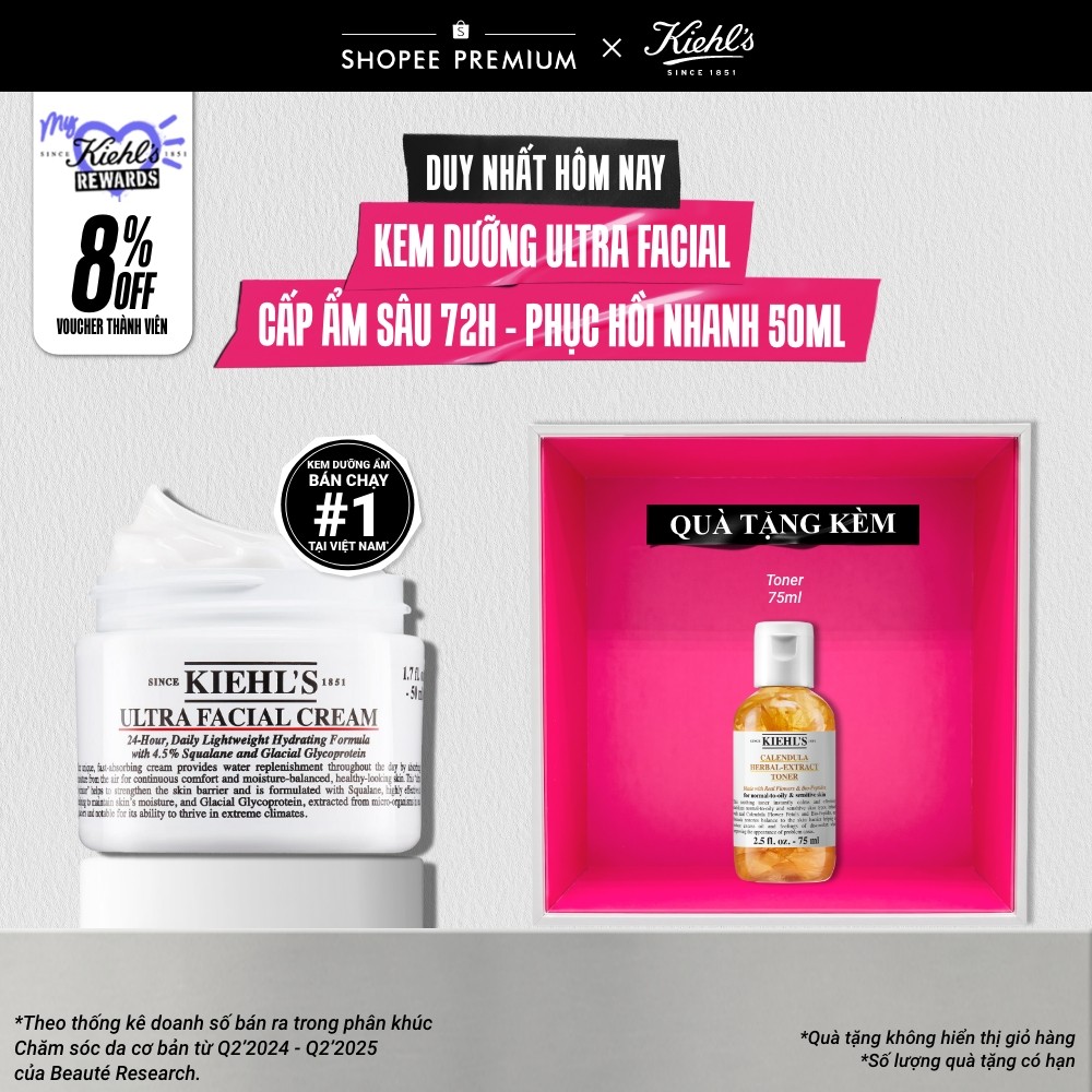 Kem dưỡng ẩm Kiehl's Ultra Facial Cream 50ml
