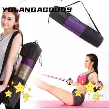Túi Thảm Tập Yoga YOLA, Gói Thảm Tập Yoga Lưới Co Giãn Cơ Bụng, Thảm Tập Yoga Ba Lô Dây Đeo Có Thể Điều Chỉnh Dụng Cụ Thể Thao Thoáng Khí Túi Thể Thao