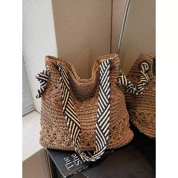 Women's Woven Straw Handbag – Large, Mini, for Parties