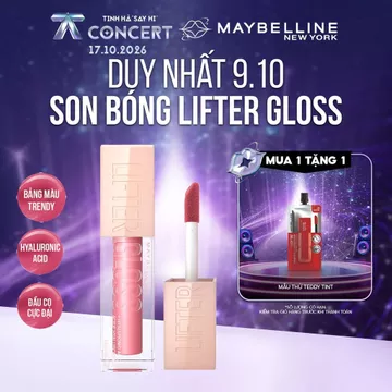 Son Bóng Lifter Gloss cho Đôi Môi Đầy Căng Mọng Kẹo cùng Hyaluronic Acid Maybelline New York 5.4ML