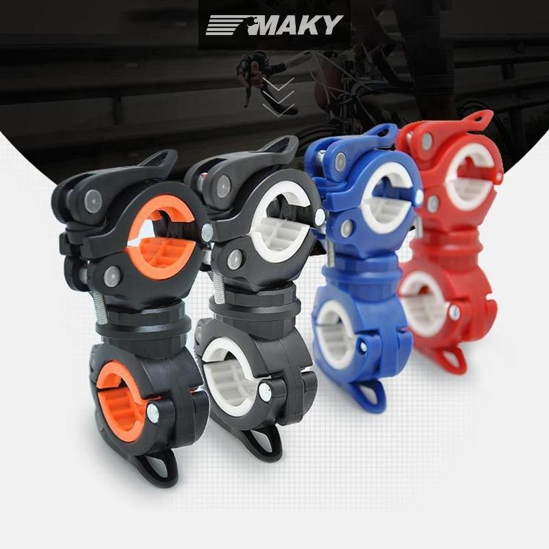 Newwellknownepic 360°Xoay Xe Đạp Kẹp Kẹp Đèn Pin Gắn Giá Đỡ Xe Đạp Đèn LED Đèn Pin Đèn Pin Gắn Giá Đỡ Phụ Kiện VN