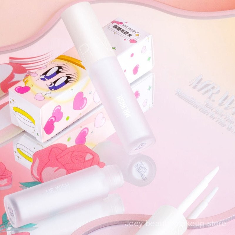MR WISH Keo Lông Mi Giả Không Kích Ứng Siêu Dính Lâu Dài Tự Nhiên Và Trong Suốt Nhanh Khô Lông Mi Keo PUDW