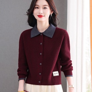 Áo Len Cardigan Nữ Dáng Rộng Mỏng, Chất Liệu Dệt Kim, Phong Cách Hàn Quốc