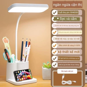 Đèn Học Để Bàn Chống Cận M5 Sạc Tích Điện, Bảo Hành 1 Năm ,3 Chế Độ Sáng Thông Minh Bảo Vệ Mắt 079