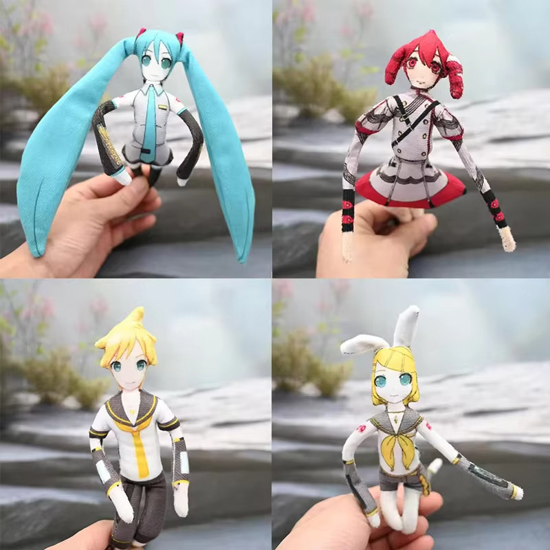 Anime Hatsune Miku Kasane Teto Kagamine Len Kagamine Rin Cosplay Sang Trọng Búp Bê Slender Hình Dạng Xoắn Đồ Chơi Trang Trí Phòng