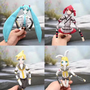 Anime Hatsune Miku Kasane Teto Kagamine Len Kagamine Rin Cosplay Sang Trọng Búp Bê Slender Hình Dạng Xoắn Đồ Chơi Trang Trí Phòng