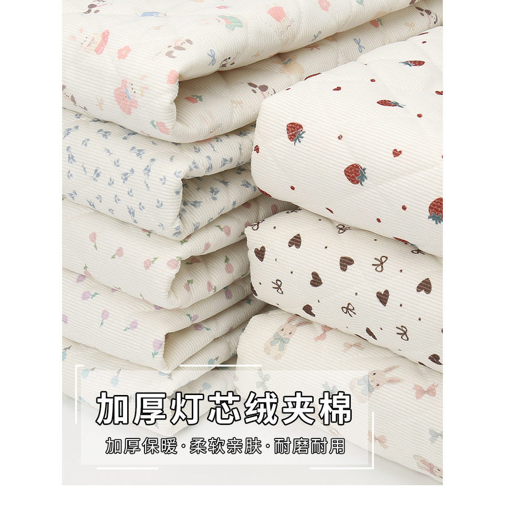Hoa Thêu Quilting Vải Handmade Dày 50x150cm Cho Áo Khoác Trẻ Em