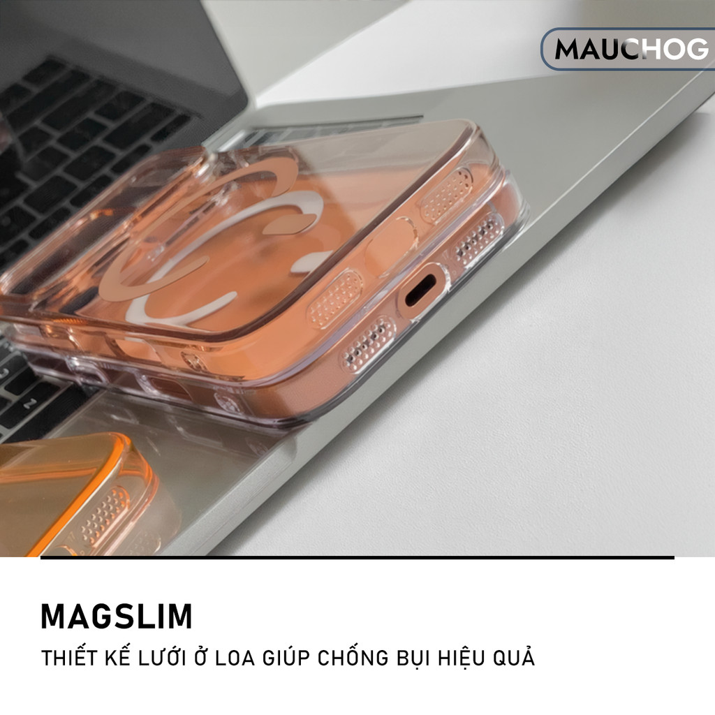 Ốp Siêu Mỏng Trong Suốt Chống Ố Vàng Sạc Không Dây Cho Điện Thoại iPhone 17 Pro Max 16 15 14 13