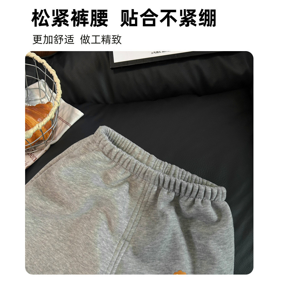 ​​Trẻ Em Lông Cừu-Fleece Sweatpants Thu Đông Bên Ngoài Mặc Dày Sweatpants 80-140 Kích Thước​​ 7WCK