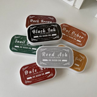 Hộp mực con dấu Color Box stamp ink pad