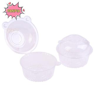 [PNPIA] 50 Cốc Hộp Bánh Nhựa Trong Suốt Mèo Con Tai Hộp Bánh Tròn PVC Vỉ Hộp West Point VN