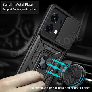 Ốp Điện Thoại Cho Oppo A6 Pro A6X A6T A6t A6s A6T Pro5G 4G 2025 Kim Loại Thời Trang Giáp Vòng Giá Đỡ Đẩy Kéo Camera Vỏ Bảo Vệ Chống Sốc Vỏ Cứng