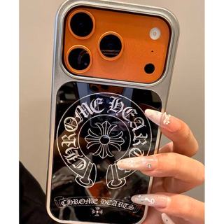 Ốp điện thoại chéo hình tròn khung mạ điện nâng cao cho iPhone 17 Pro Max 16 15 14 13 Pro Max bảo vệ camera chống sốc chống rơi mặt sau cứng