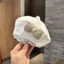SQ Bow Tie Baby Beret Vải Mềm Thích Hợp Cho Bé Khoảng 10 Tháng Đến 4 Tuổi Mũ Đan