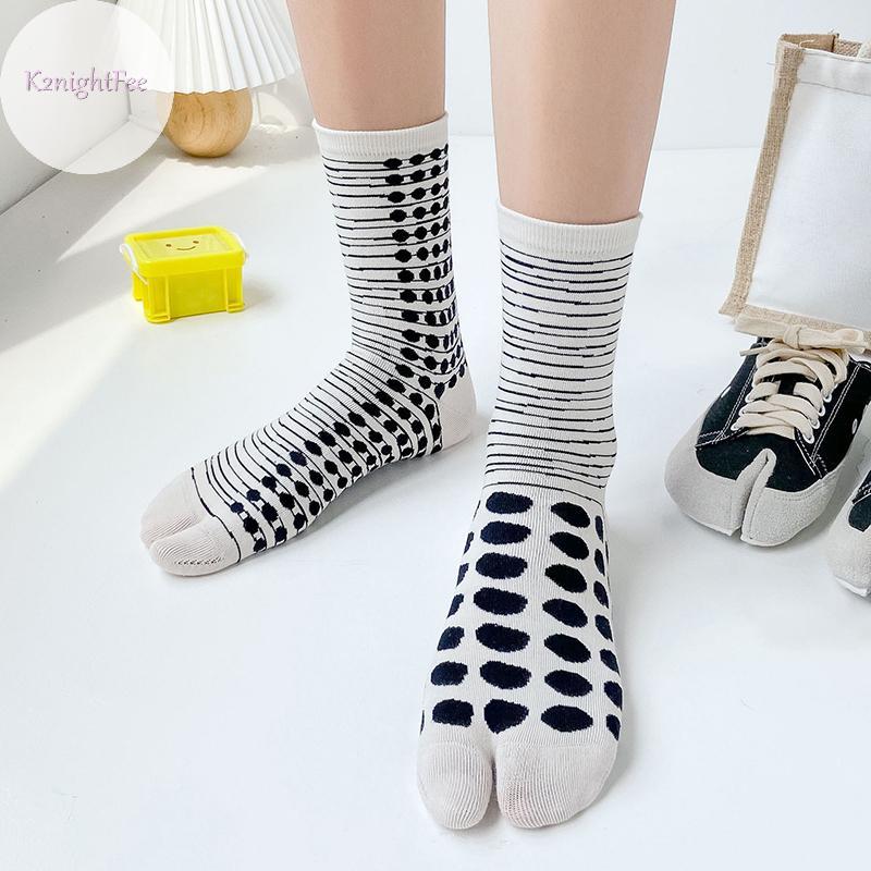 Tất hai gót chia ngón nữ Jacquard cotton mềm thoáng khí, nhiều màu sắc với thiết kế cây da báo sọc tabi ngộ nghĩnh và sang trọng VN