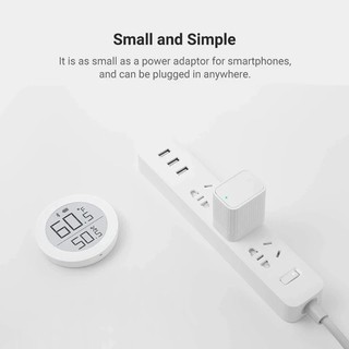 Qingping Bluetooth Gateway Hub Tương thích WIFI Dữ liệu xem từ xa Thiết bị phụ Liên kết thông minh Thiết bị gia đình cho ứng dụng