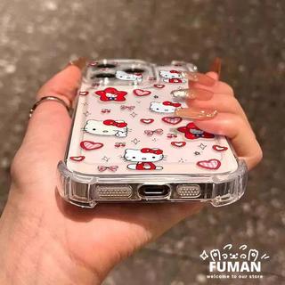 Ốp Điện Thoại Bốn Góc HelloKitty Dễ Thương Cho Xiaomi 17 Pro Max 15 15S 15T 14T 14 Civi 13 12S Ultra 12X 12T 11T Pro Mi 11 11X 10 Pro Lite Ultra 11i 5G 4G Vỏ Mềm Chống Sốc