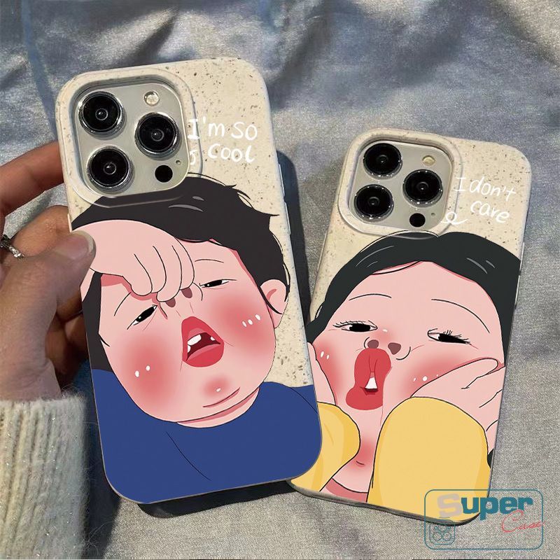 Ốp Lưng Tương Thích Cho IPhone 11 15 13 17 16 14 12 Pro Max XR Air X XS Max 7 13 12 17 16 Pro 6 6s 16 8 14 15 Plus SE 2020 Phim Hoạt Hình Ngộ nghĩnh Dễ Thương Bé Trai Bé Gái Bìa Mềm