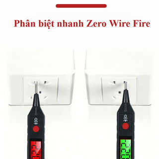 Bút Đo Điện Cao Cấp - Màn Hình LCD, Kiểm Tra Thông Mạch, Phân Biệt Dây Điện, An Toàn & Chính Xác