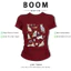 BOOM Áo Baby Tee Nữ Cotton Ôm Body-Áo Thun Ngắn Tay Y2K In Hình PhongCách Mùa Hè, Cổ Tròn Hàng Đầucách hàn quốc phong676