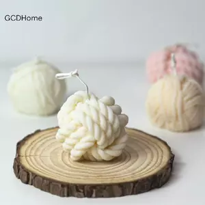 GCDHome Len Bóng Nến Khuôn Silicon Bắc Âu Sợi Bóng DIY Sáp Xà Phòng Thủ Công Khuôn HOT