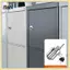 Tủ Hợp Kim Kẽm B & N Lo 3 Cấp Điều Khiển Chìa Khóa Cho Tủ Nộp Ngăn Kéo Sử Dụng Văn Phòng An Ninh Cao.