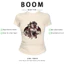 BOOM Áo Baby Tee Nữ Cotton Ôm Body-Áo Thun Ngắn Tay Y2K In Hình PhongCách Mùa Hè, Cổ Tròn Hàng Đầucách hàn quốc phong694