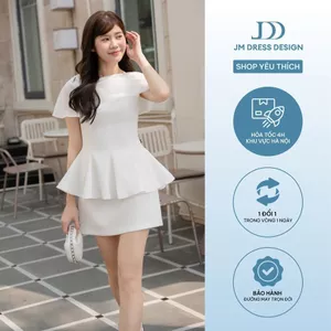 Chân Váy Ngắn Dáng A 4S04.2601. Chân Váy A-line Cạp Cao Thanh Lịch, Dễ Phối Áo, Đi Làm Dạo Phố. Chân Váy A Công Sở JM