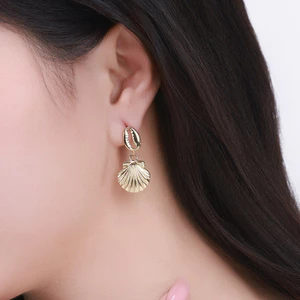 Hoa Tai nữ mạ vàng cao cấp Seraphina, thiết kế thiên nhiên mang tinh thần boho, đi biển - DOJI