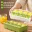 Khay đựng đá viên silicon có nắp chống rò rỉ Dễ dàng nhả BPA Free cho phòng ký túc xá mùa hè Làm đồ uống lạnh Kích thước nhỏ [VN]