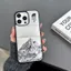 Áo khoác da đầy bông Vỏ điện thoại di động Apple 17 Vỏ bảo vệ túi khí chống rơi